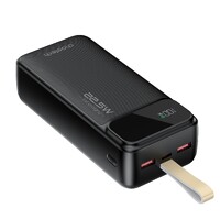 Choetech B730 30000mAh Power Bank PD22.5W with Digital Display Black